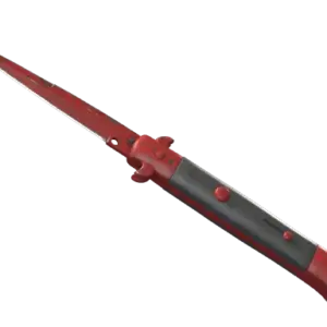 ★ StatTrak™ Stiletto Knife | Crimson Web (Well-Worn)