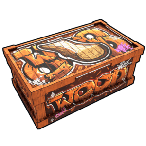 Graffiti Wood Storage