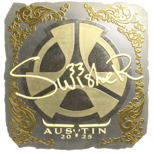 Sticker | Swisher (Gold) | Austin 2025