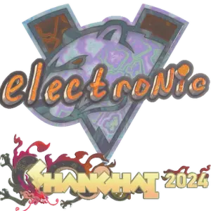 Sticker | electronic (Holo) | Shanghai 2024