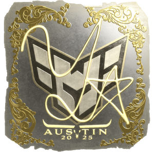 Sticker | yxngstxr (Gold) | Austin 2025