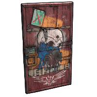 Meltdown Metal Door