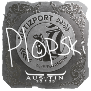 Sticker | Plopski (Foil) | Austin 2025
