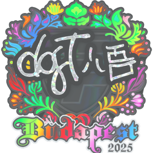 Sticker | dgt (Holo) | Budapest 2025