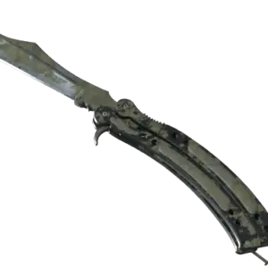 ★ StatTrak™ Butterfly Knife | Safari Mesh (Battle-Scarred)