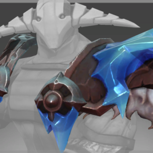 Inscribed Pauldrons of the Guardian of the Sapphire Flame