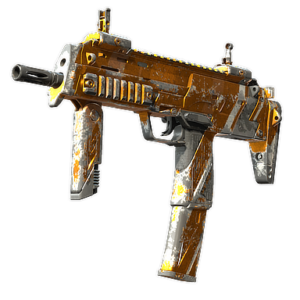 StatTrak™ MP7 | Amberline (Battle-Scarred)