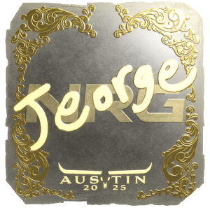 Sticker | jeorge (Gold) | Austin 2025